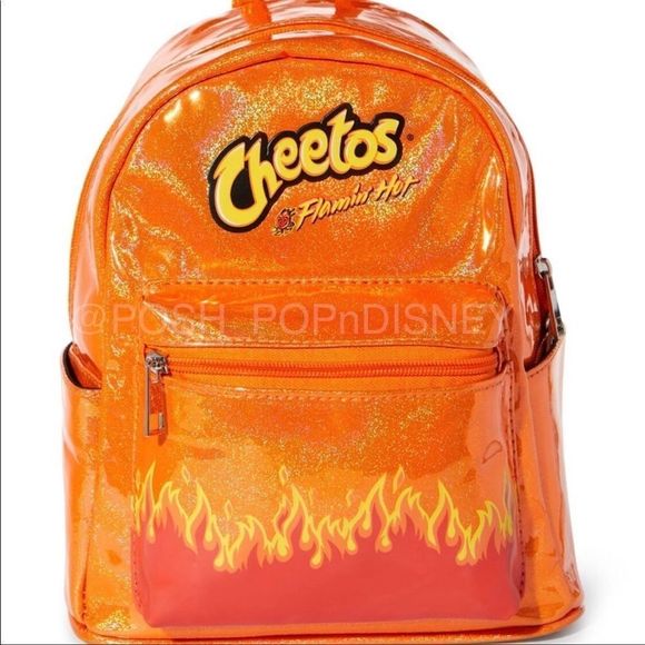 Pepsi Handbags - Retro FLAMIN’HOT CHEETOS Holographic MINI BACKPACK Y2K inspired